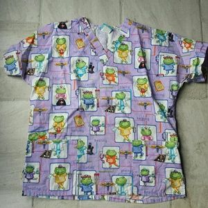 Temporary price drop! Women's size small scrub top