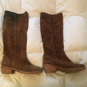 Aldo brown suede boots