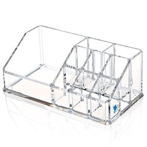 small clear cosmetics organizer