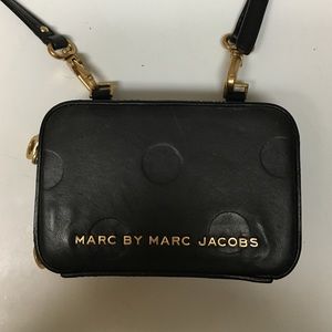 Marc by Marc Jacobs black leather cross body