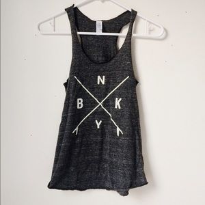 Brooklyn, New York gray heather tank top