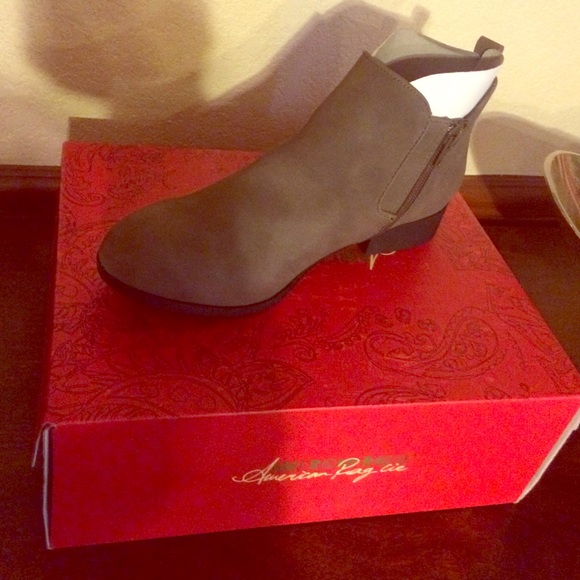 American Rag taupe bootie. Size 8.5 & 7.5