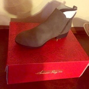 American Rag taupe bootie. Size 8.5 & 7.5