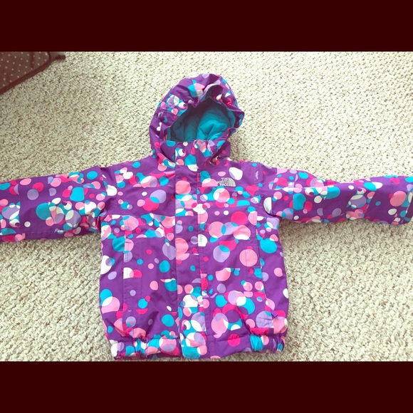 Girls North Face waterproof winter jacket.