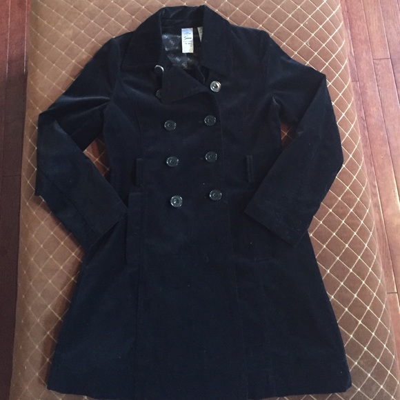 Guess Youth Velvet Pea Coat