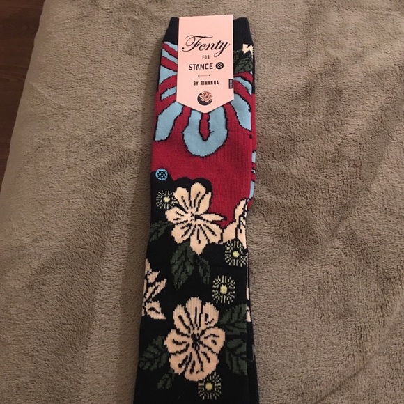Brand new Rihanna Lotus Stance Socks