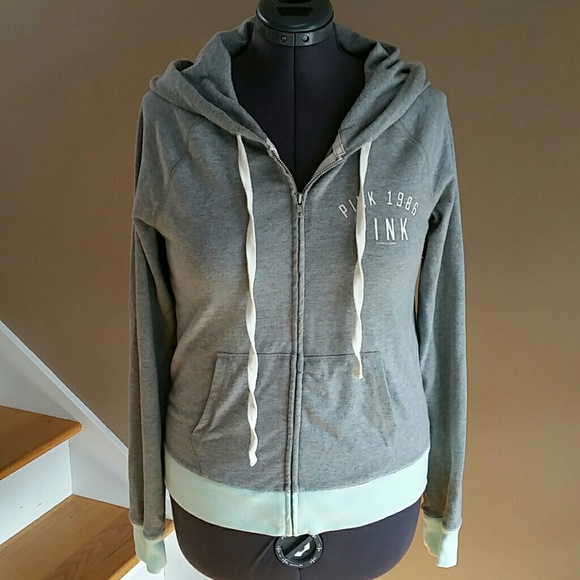 Victoria's Secret pink zip-up hoodie