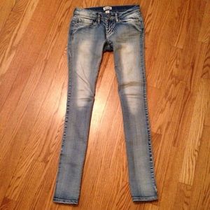 Light Blue Washed Out Skinny Jeans
