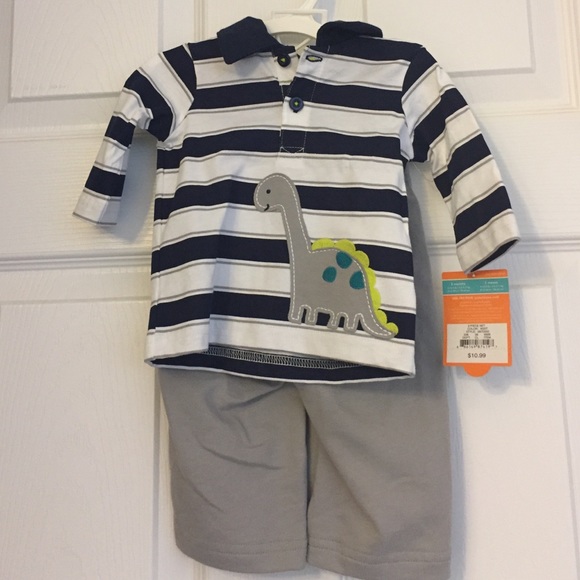 NWT 3m boys outfit with Dinosaur