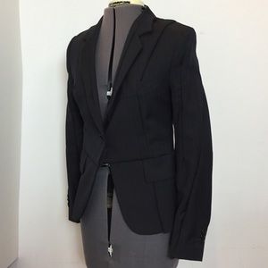 Maison Martin Margiela H&M navy pinstriped blazer