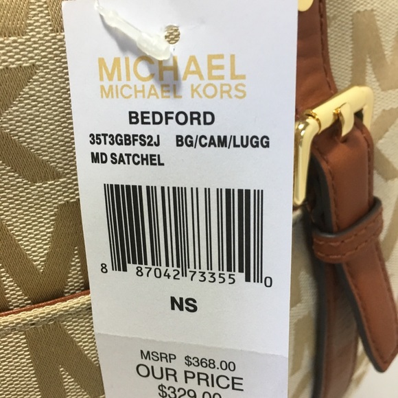 New Michael Kors Bedford Satchel - Picture 4 of 4