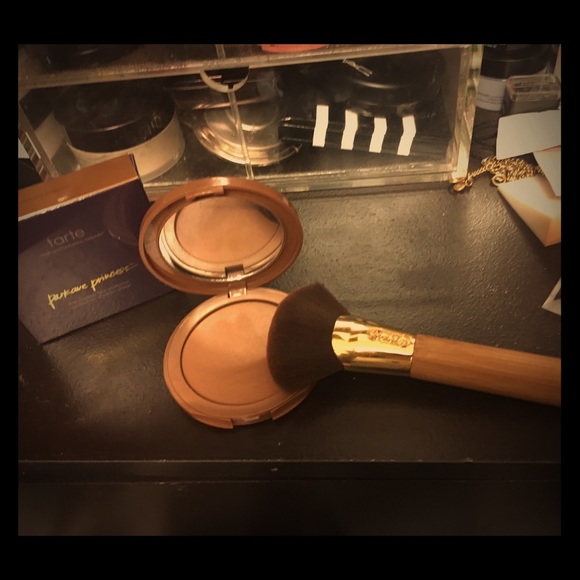 Tarte bronzer and brush