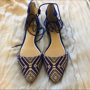 Jessica Simpson lace up flats