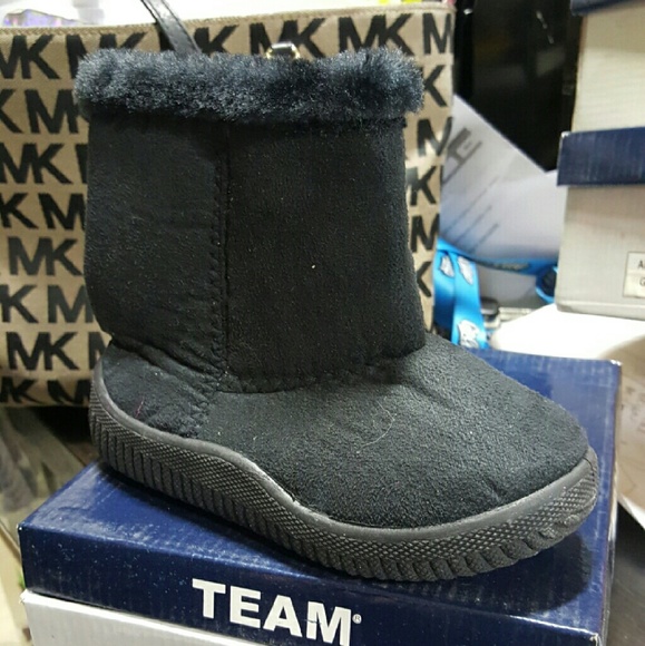 Black Baby Winter Warm Boots