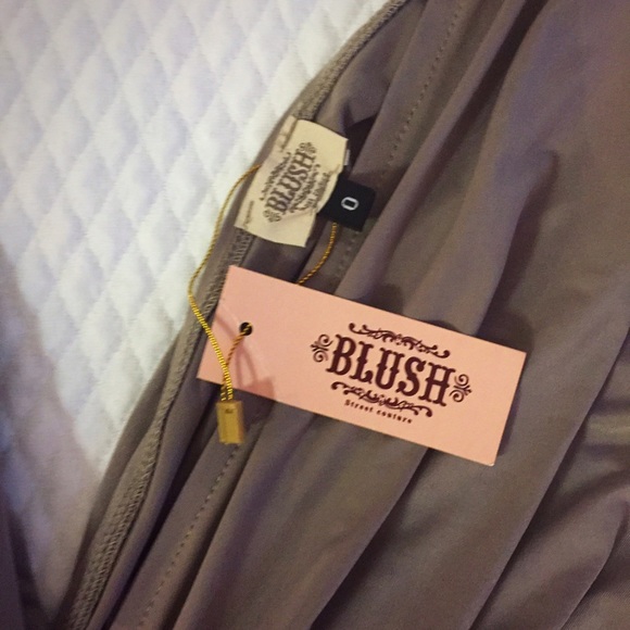 Blush Fashion Draped Dress - Picture 3 of 3