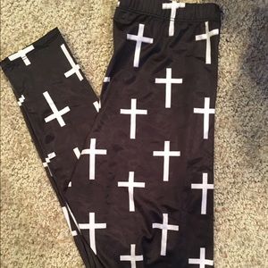 Cross leggings