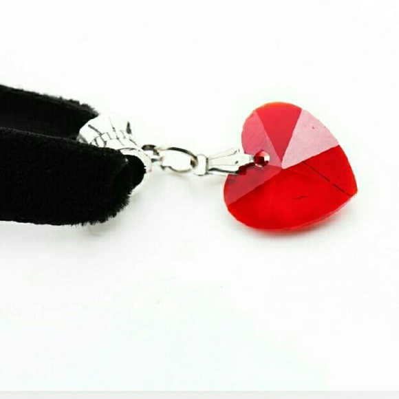 Heart Necklaces & Pendants Lace Chokers Necklaces