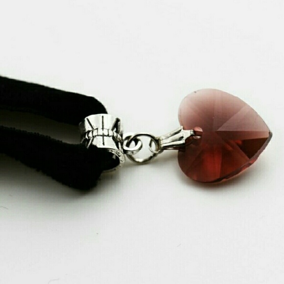 Heart Necklaces & Pendants Lace Chokers Necklaces