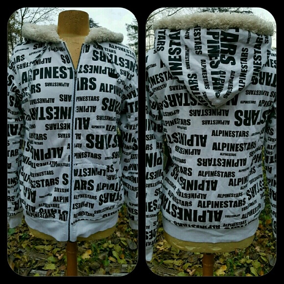 Alpinestars Jackets & Blazers - 💣SOLD💥🌈 Alpinestars Logo FUZZY lined HOODIE