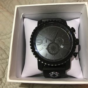 Men's fossil watch black