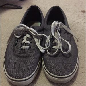 Men's gray vans