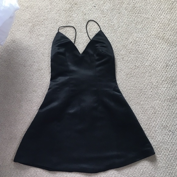 Black tobi skater dress