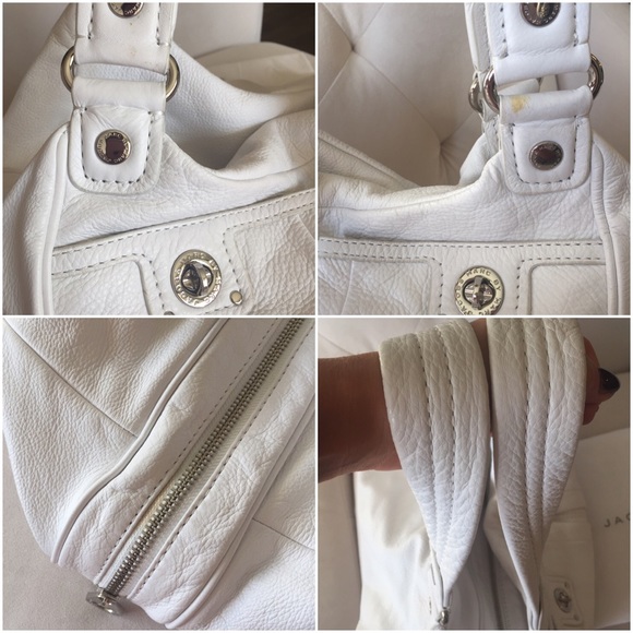 Marc by Marc Jacobs White Leather Satchel - Picture 3 of 4