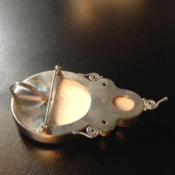 Artisan Crafted | Shiva Shell/Sea Pearl Pendant - Picture 3 of 4