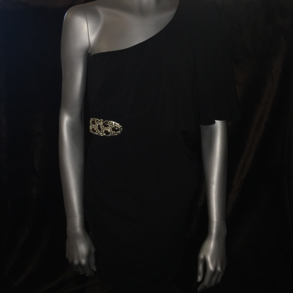 ‼️SALE‼️ one shoulder black dress