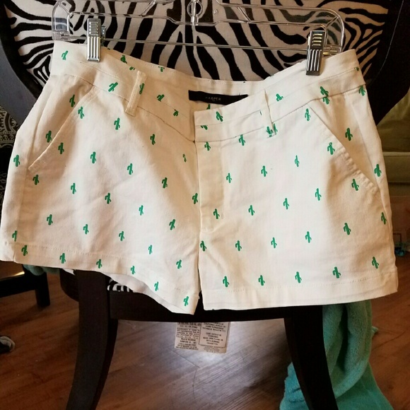Cactus Print Shorts