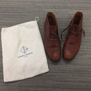 Openin Ceremony Men's brown leather boots, size 10