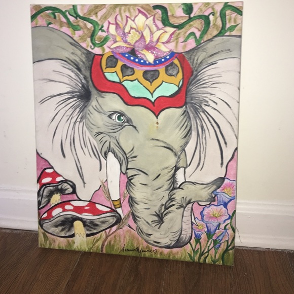 Original Painting of Elephant