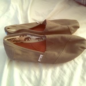 Sage Green Woman's TOMS