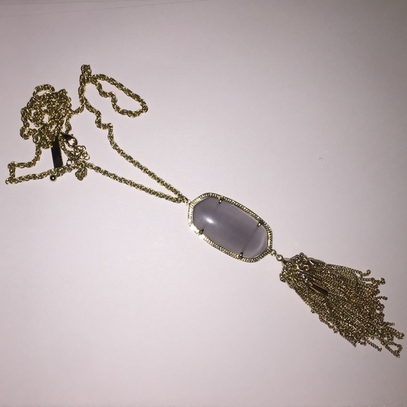 Kendra Scott Rayne stone tassel pendant