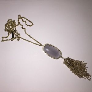 Kendra Scott Rayne stone tassel pendant