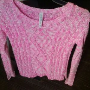 Aeropostale neon pink sweater