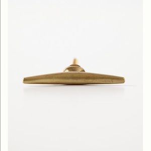 Anthropologie Brass Streamline Pulls / Knobs (12)