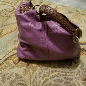 Purple Lucky hobo bag