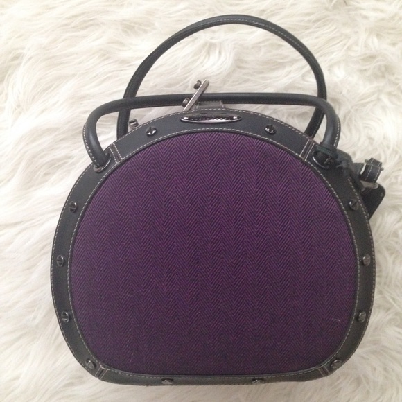 Purple Tweed Black Label Bag