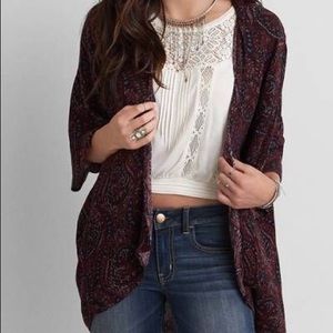 AEO Patterned Kimono