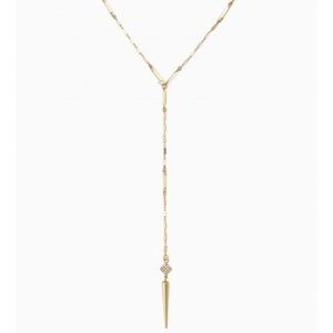 Stella & Dot Bianca Lariat Necklace Gold