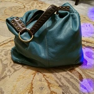 Lucky brand turquoise hobo bag