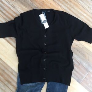 ❌sold ❌KershNWT black detailed button down sweater