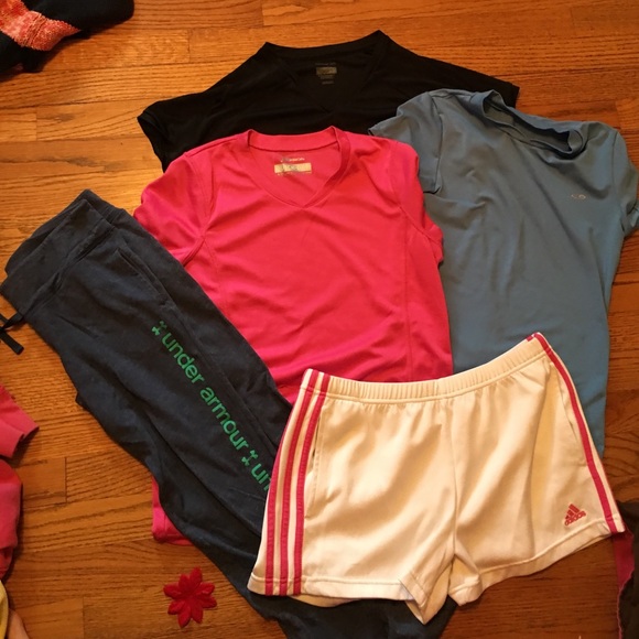 Work out clothing lot Rebok Under Armour Champion