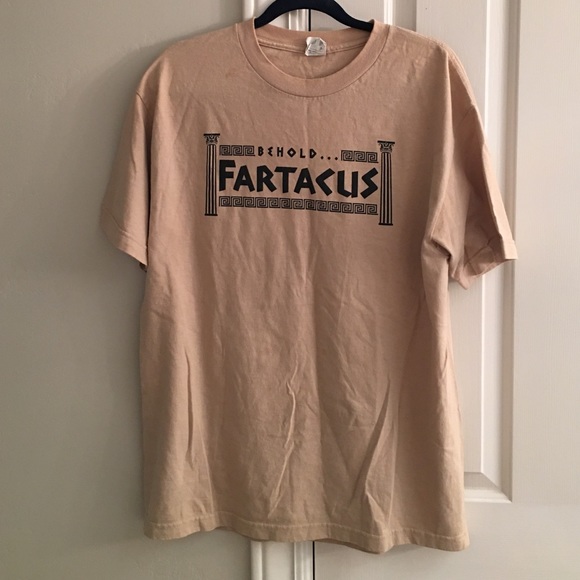 Ok this is hilarious! Behold Fartacus tee SZ L