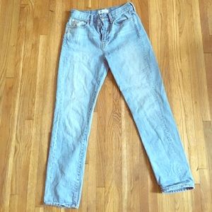 Madewell, high-waisted boyfriend jeans