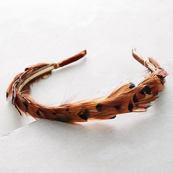 Anthropologie Accessories - ❌SOLD❌ Anthropologie Quilled Feather Headband NWT