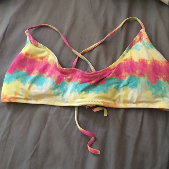 Tie dye bikini top