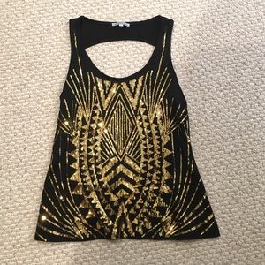 Glitter tank top