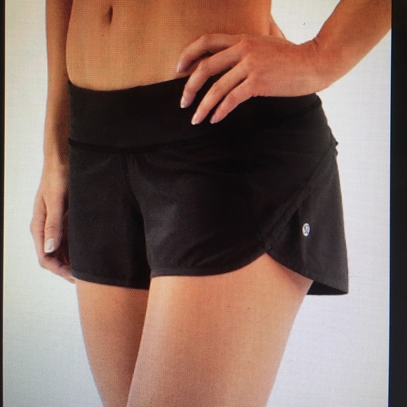 Black lulu lemon shorts